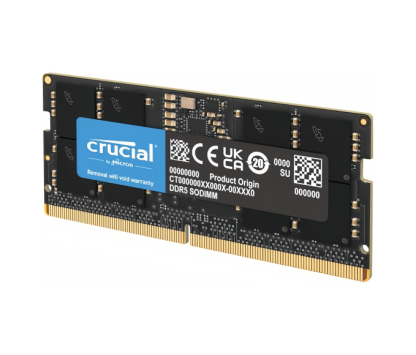 CRUCIAL 16GB/32GB DDR5-4800 SODIMM 1.1V CL40