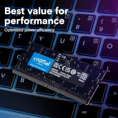 CRUCIAL 16GB/32GB DDR5-4800 SODIMM 1.1V CL40 - Image 3
