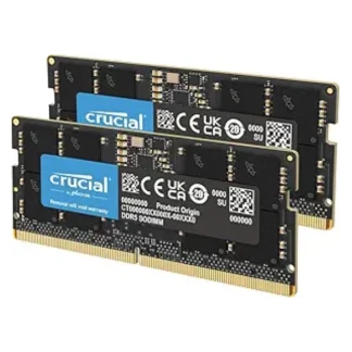 CRUCIAL 16GB/32GB DDR5-5600 SODIMM CL46 (16Gbit)