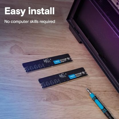CRUCIAL 16GB/32GB DDR5-5600 UDIMM CL46 (16Gbit) - Image 4