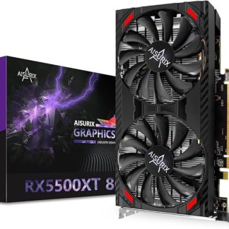 RX 5500 XT 8gb GDDR6 Graphics Card,128 Bit, 2XDP, HDMI, PCI Express 4.0X8, 8pin with Fan Intelligent System