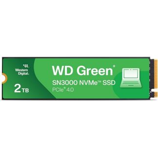Western Digital 2TB WD Green SN3000 NVMe Internal SSD - Solid State Drive - Gen4 PCIe, M.2 2280, Up to 5,000 MB/s - WDS200T4G0E